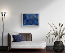"Blue Energy" by Stacey Kosins, Mixed Media on Canvas