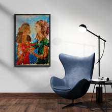 "The Dance" by H. Craig Jackson, Acrylic on Hard Paper