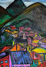 "Cagliari" by Logan Kirkpatrick, Mixed Media on Canvas Paper