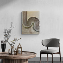 "Winding Path" by Stacey Kosins, Mixed Media on Canvas