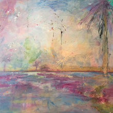 "Lone Palm" by Michele Morgan, Acrylic on Board