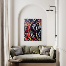 "The Beginning" by Monika Kupiec, Heavy Texture Acrylic