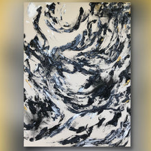 "Becoming" by Monika Kupiec, Heavy Texture Acrylic and Ink