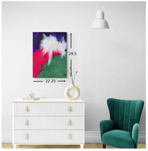 "Thunder Clap" by Nancy Bermel, Acrylic on Paper