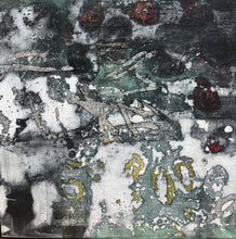 "Untitled" by Nikki Moore, Natural Minerals and Pigments on Wood Board