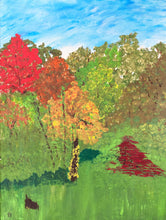 "Fall in NJ" by Nancy Bermel, Acrylic on Paper