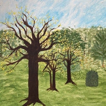 "Endings/Beginnings" by  Nancy Bermel, Acrylic on Canvas