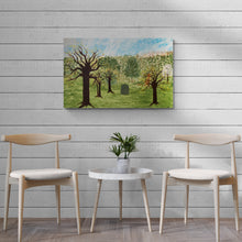"Endings/Beginnings" by  Nancy Bermel, Acrylic on Canvas