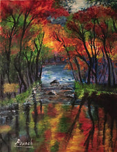 "Colorful Fall" by Pouneh Asli, Acrylic on Canvas