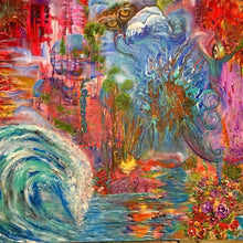 "Third Eye" by Pouneh Asli, Mixed Media on Canvas
