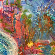 "Third Eye" by Pouneh Asli, Mixed Media on Canvas