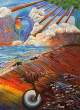 "Abstract Landscape" by Pouneh Asli, Acrylic on Canvas