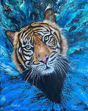 "Tiger" by Pouneh Asli, Acrylic on Canvas