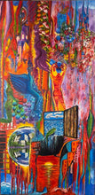"Red" by Pouneh Asli, Acrylic on Canvas