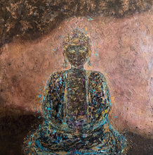 "Sending Love" by Myla Gonzales, Mixed Media on Canvas
