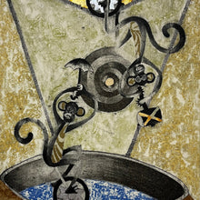 "Mono-Ciclos" by Sergio Armando Tavera Pacheco, Mixed Media on Hard Paper
