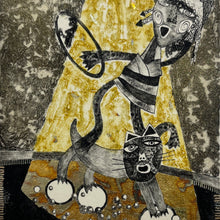 "Perdiendo el Equilibrio" by Sergio Armando Tavera Pacheco, Mixed Media on Hard Paper