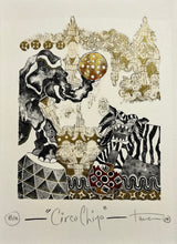 "Circo Chino" by Sergio Armando Tavera Pacheco, Mixed Media on Hard Paper