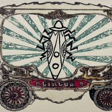 "Circus" by Sergio Armando Tavera Pacheco, Mixed Media on Hard Paper