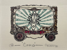 "Circus" by Sergio Armando Tavera Pacheco, Mixed Media on Hard Paper