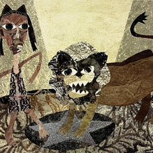 "La Fiera" by Sergio Armando Tavera Pacheco, Mixed Media on Hard Paper