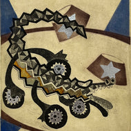 "El Coco en Pelotas" by Sergio Armando Tavera Pacheco, Mixed Media on Hard Paper
