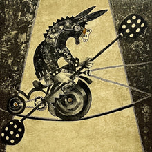 "El Buscador de Sabiduría" by Sergio Armando Tavera Pacheco, Mixed Media on Hard Paper