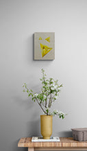 "Yellow Diamonds" by Sarah  Leverence, Acrylic on Canvas