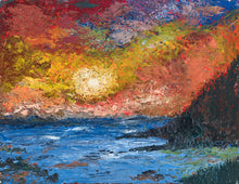 "Cosmic Horizon" by Sunil Joishy, Acrylic on Canvas