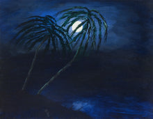 "Shimmering Night" by Sunil Joishy, Acrylic on Canvas