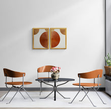 "Circles of my Mind" Diptych by Stacey Kosins, Mixed Media on Canvas