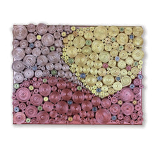 "Warm Sun Glow" by Kelieda Smith, Mixed Media on Canvas