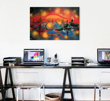"Venice" by Harry Salmi, Acrylic and Spray Paint on Canvas