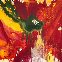 "Vibrant Inferno" by Dalia Ganzel, Acrylic on Canvas