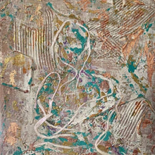 "Meditation Series" by Myla Gonzales, Mixed Media on Canvas