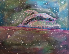 "Abstract Humpback" by Angelo, Mixed Media on Canvas