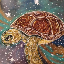 "Cosmic Shellshock" by Angelo, Mixed Media on Canvas