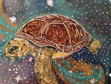 "Cosmic Shellshock" by Angelo, Mixed Media on Canvas