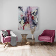 "Cross Roads" by Asma Kocjan, Mixed Acrylic on Canvas