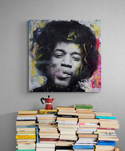 "Purple Haze"by Asma Kocjan, Mixed Acrylic-collage, Epoxy on Canvas