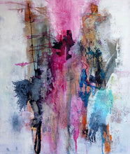 "Angel Heart" by Asma Kocjan, Mixed Acrylic on Canvas