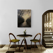 "Peaceful Road" by Niloo Pariscari, Acrylic on Canvas