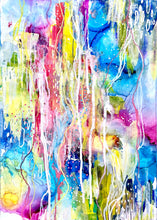 "Summer Rain" by Celeste Wrona, Mixed Media on Paper