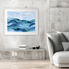 "Tides”  by Celeste Wrona,  Ink and Acrylic on Paper