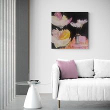 "Flower Sundae" by Charlotte Forbes, Mixed Media on Canvas