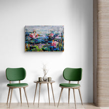 "Fresh Water Lillies" by Charissa Smith, Acrylic on Canvas