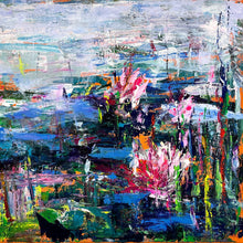 "Fresh Water Lillies" by Charissa Smith, Acrylic on Canvas