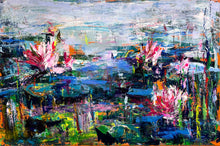 "Fresh Water Lillies" by Charissa Smith, Acrylic on Canvas