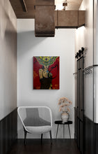"Homesick" by Niloo Pariscari, Mixed Media on Canvas