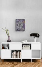 "Untitled" by Angelo, Mixed Media on Canvas